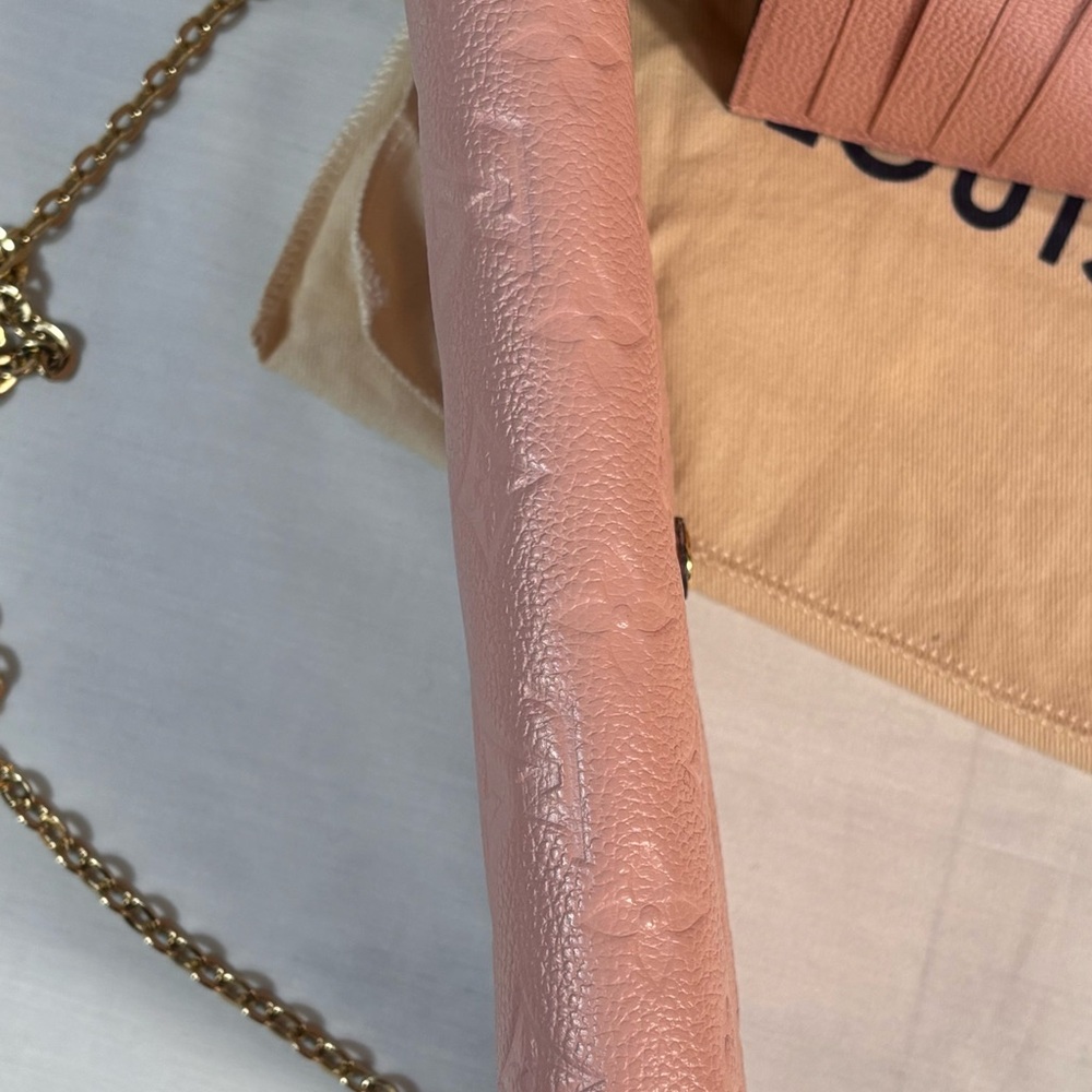 Gorgeous Louis Vuitton Felicie Empreinte Rose - Picture 10 of 16